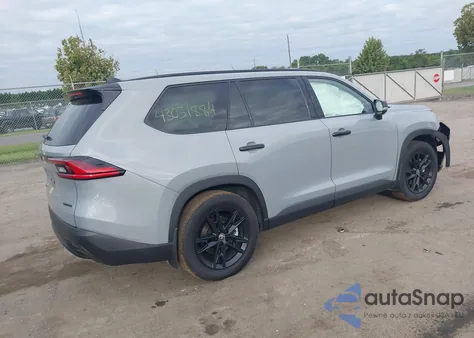 2025 Toyota Grand Highlander Hybrid Nightshade Edition from USA, damaged, VIN 5TDACAB51SS049640